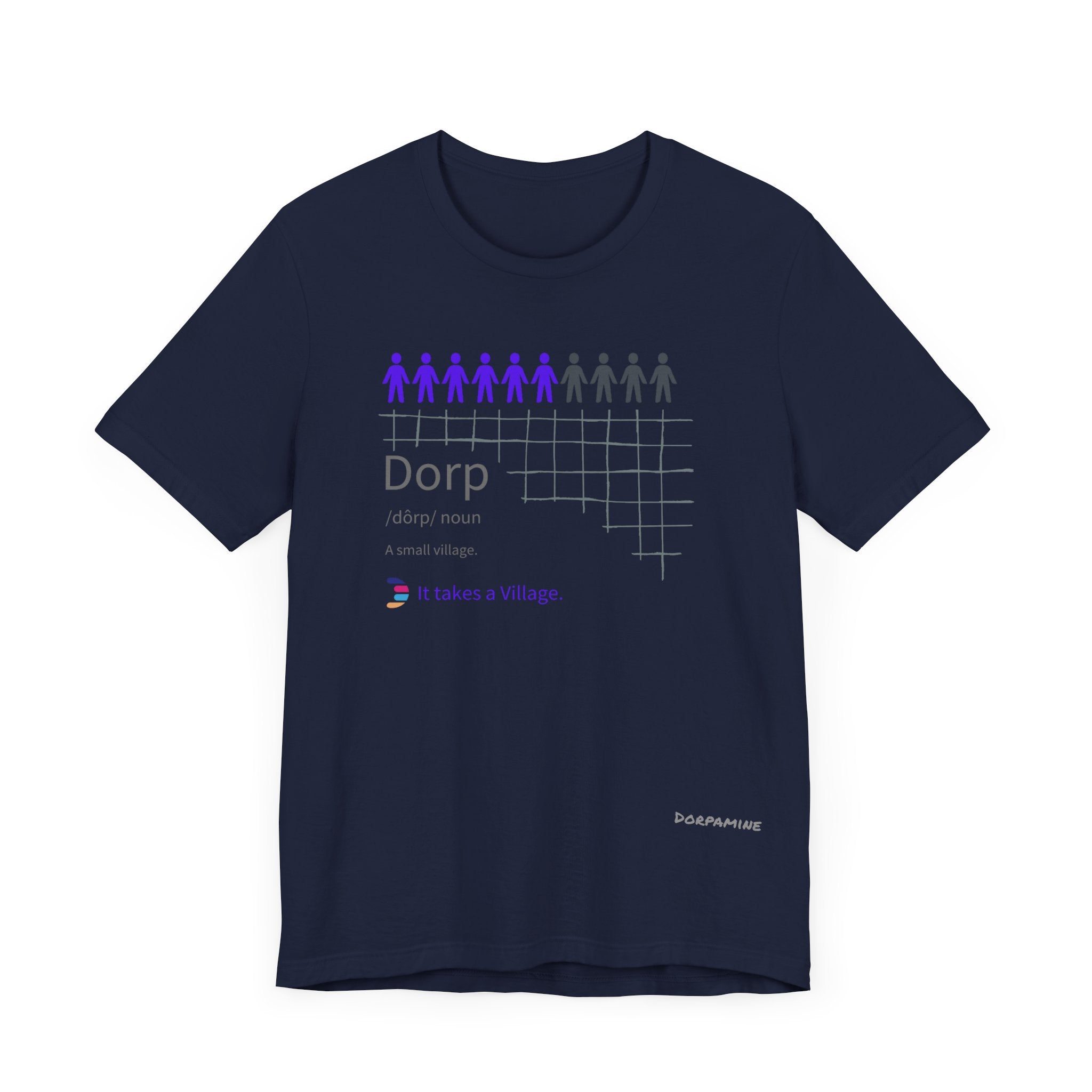 Dorpamine Dorp Definitions Unisex Jersey Short Sleeve Tee
