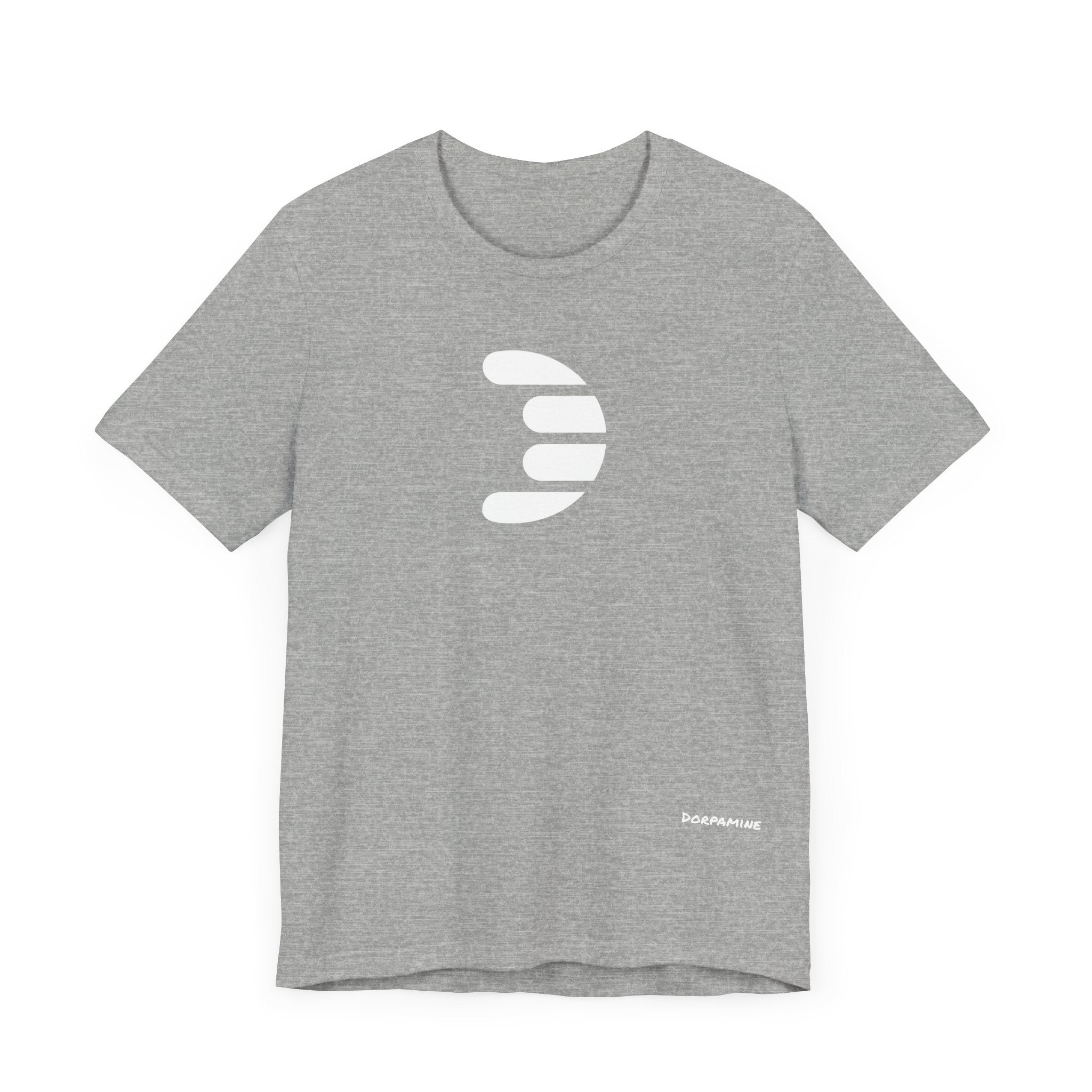 Dorpamine Classic Logo White Unisex Jersey Short Sleeve Tee
