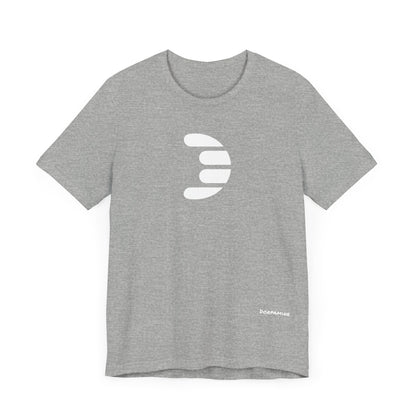 Dorpamine Classic Logo White Unisex Jersey Short Sleeve Tee