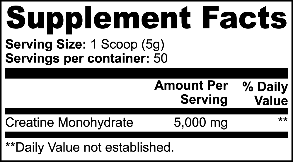Dorpamine Vitality Creatine Monohydrate