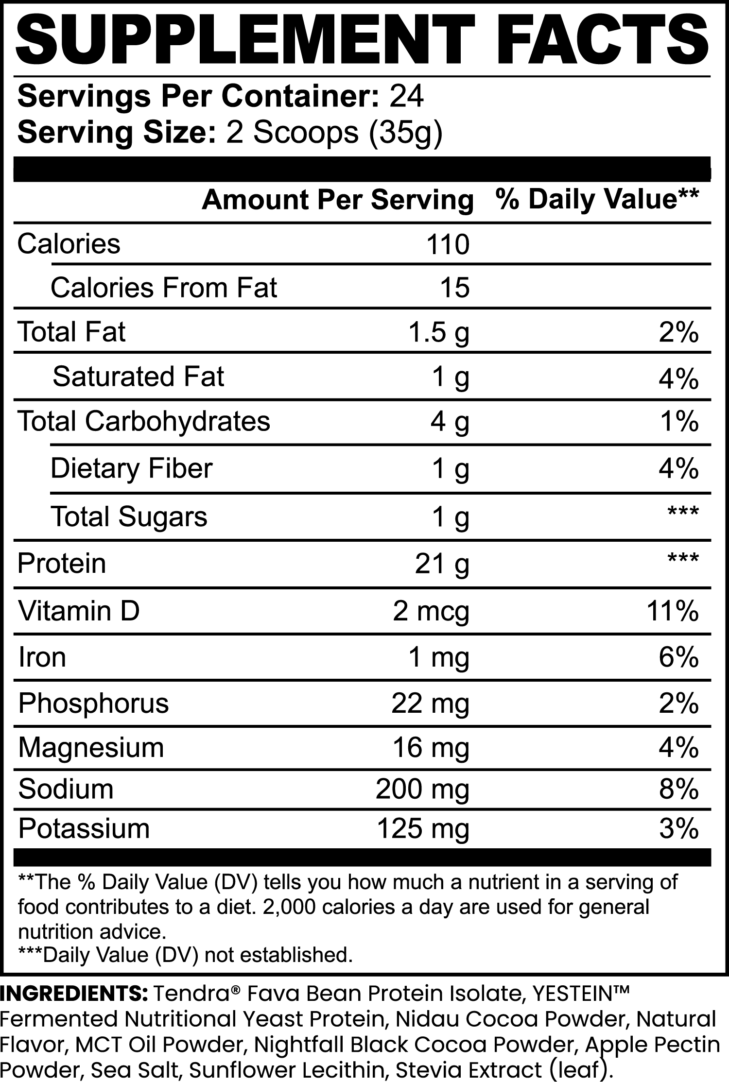 Dorpamine Vitality Plant Protein (Chocolate)
