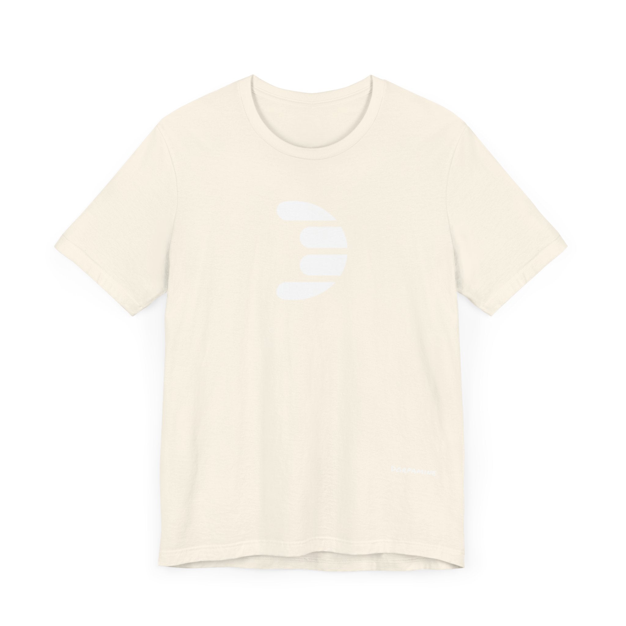 Dorpamine Classic Logo White Unisex Jersey Short Sleeve Tee