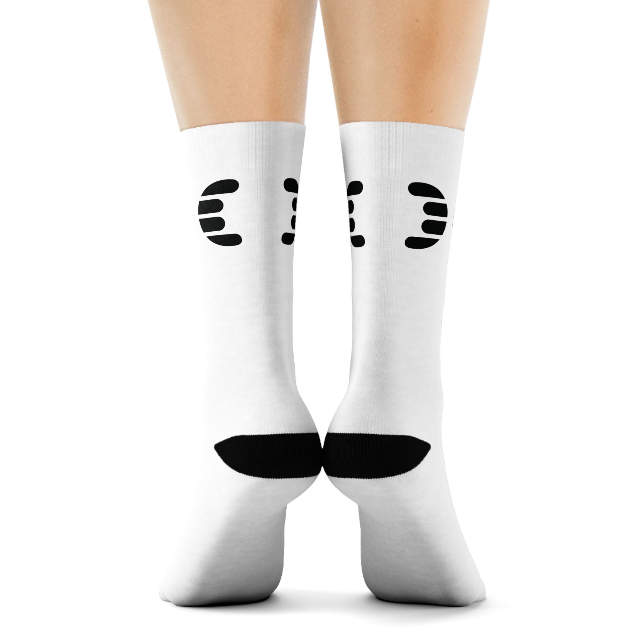 Dorpamine Hermes White Crew Socks