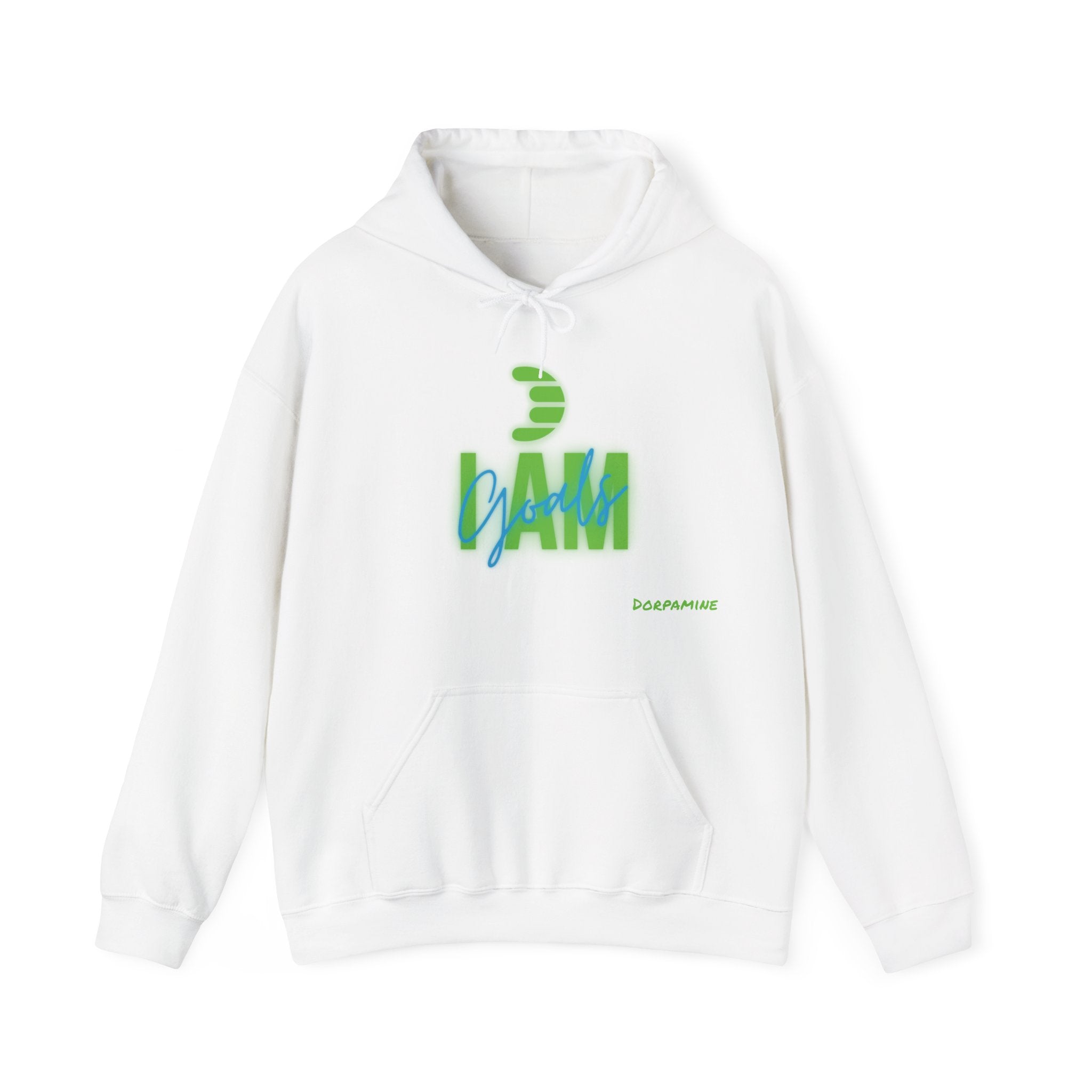 Dorpamine "I AM GOALS" Unisex Heavy Blend™ Hooded Sweatshirt