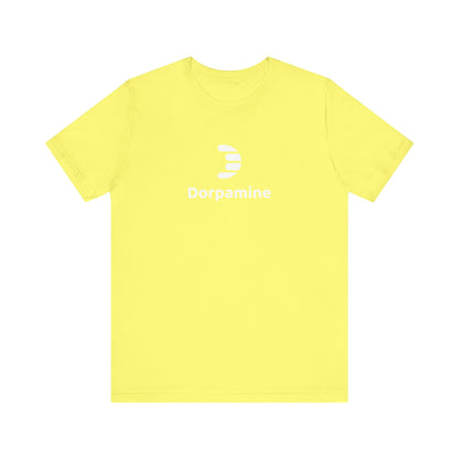Dorpamine Classic Full Logo White Unisex Jersey Short Sleeve Tee