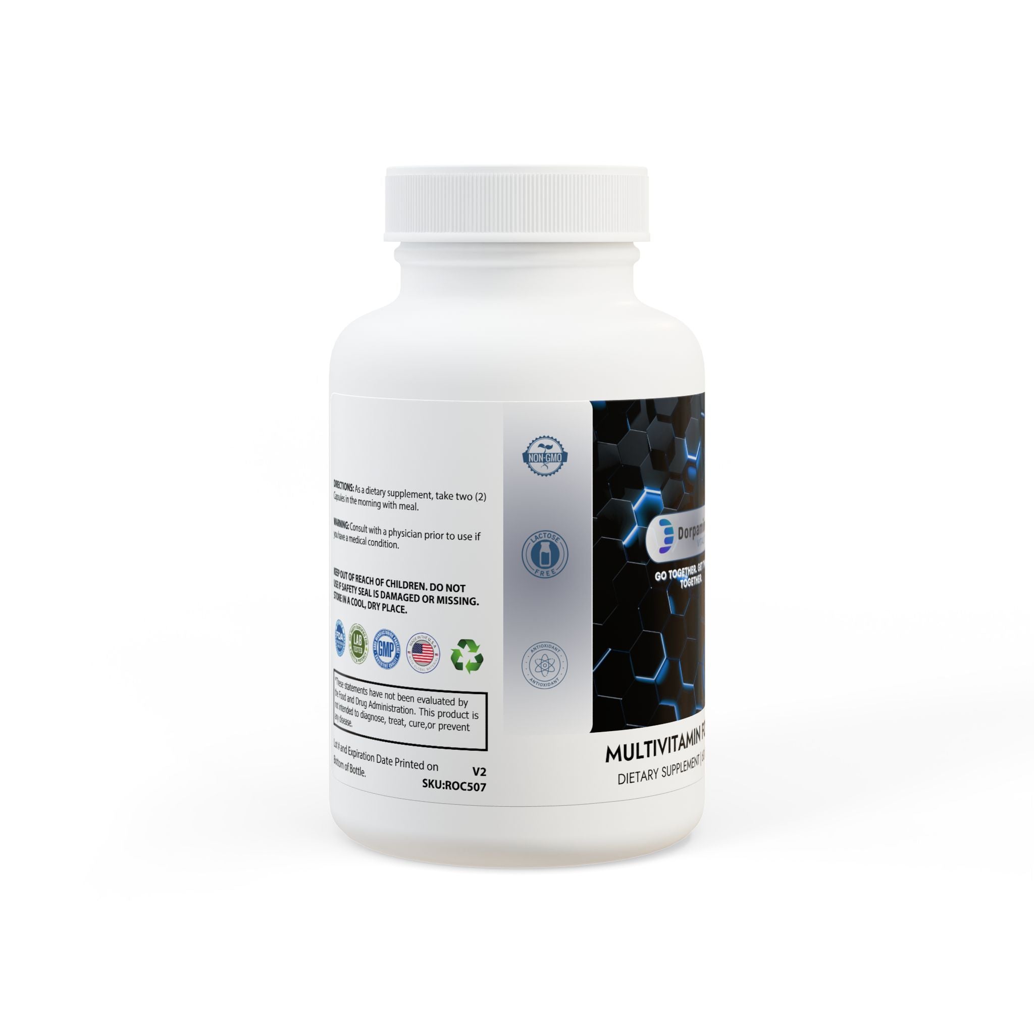 Dorpamine Vitality Multivitamin for Men Supplement (60 Capsules)