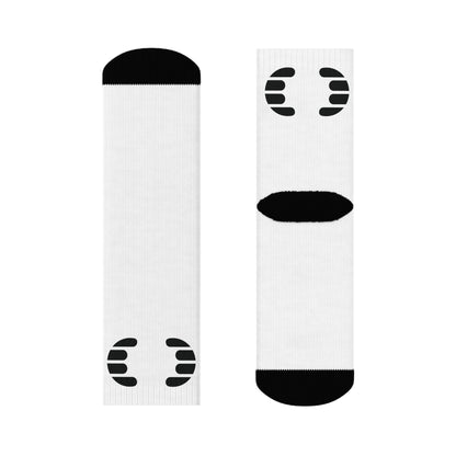 Dorpamine Hermes White Crew Socks