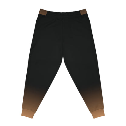 Dorpamine Fusion Black and Orange Unisex Athletic Joggers