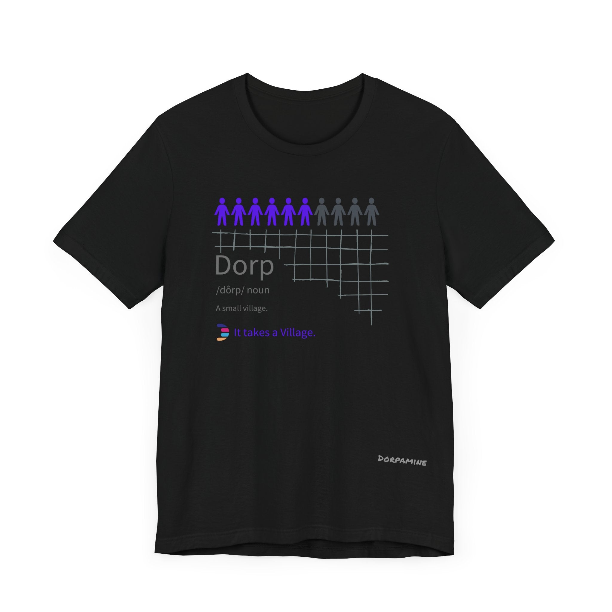 Dorpamine Dorp Definitions Unisex Jersey Short Sleeve Tee