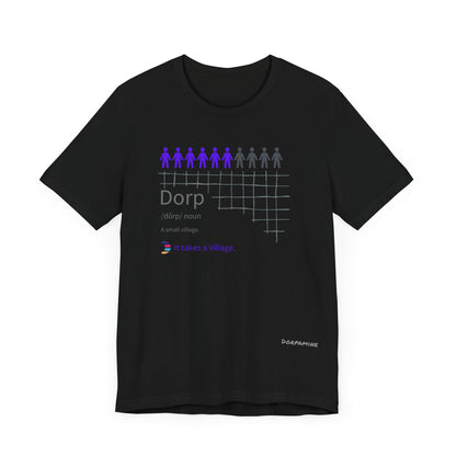 Dorpamine Dorp Definitions Unisex Jersey Short Sleeve Tee