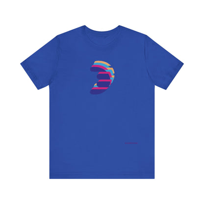 Dorpamine Double Vision (In Collaboration with Quincy Woodard) Unisex Jersey Short Sleeve Tee