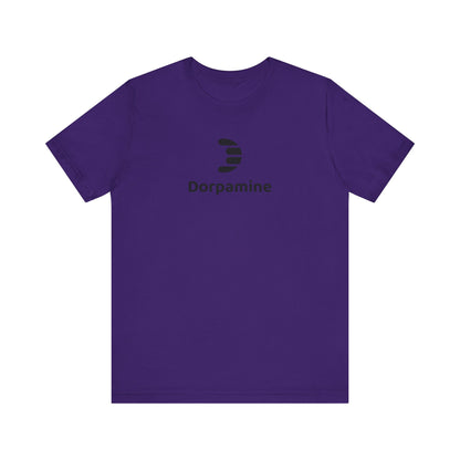 Dorpamine Classic Full Logo Black Unisex Jersey Short Sleeve Tee