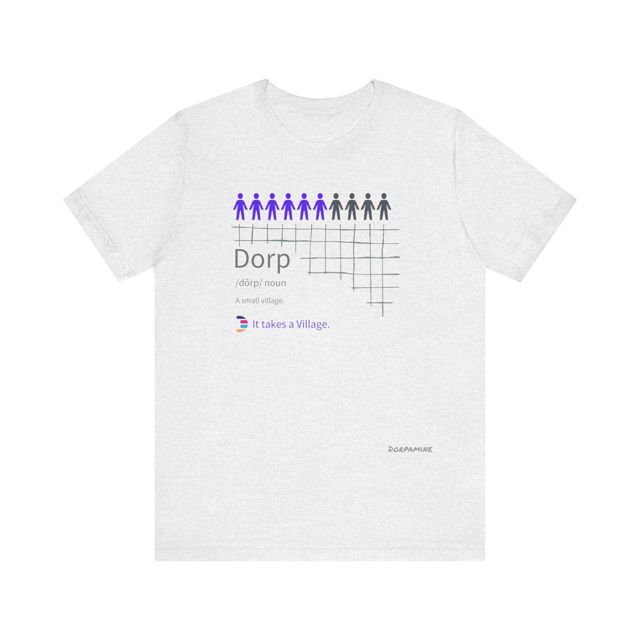 Dorpamine Dorp Definitions Unisex Jersey Short Sleeve Tee