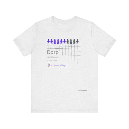 Dorpamine Dorp Definitions Unisex Jersey Short Sleeve Tee