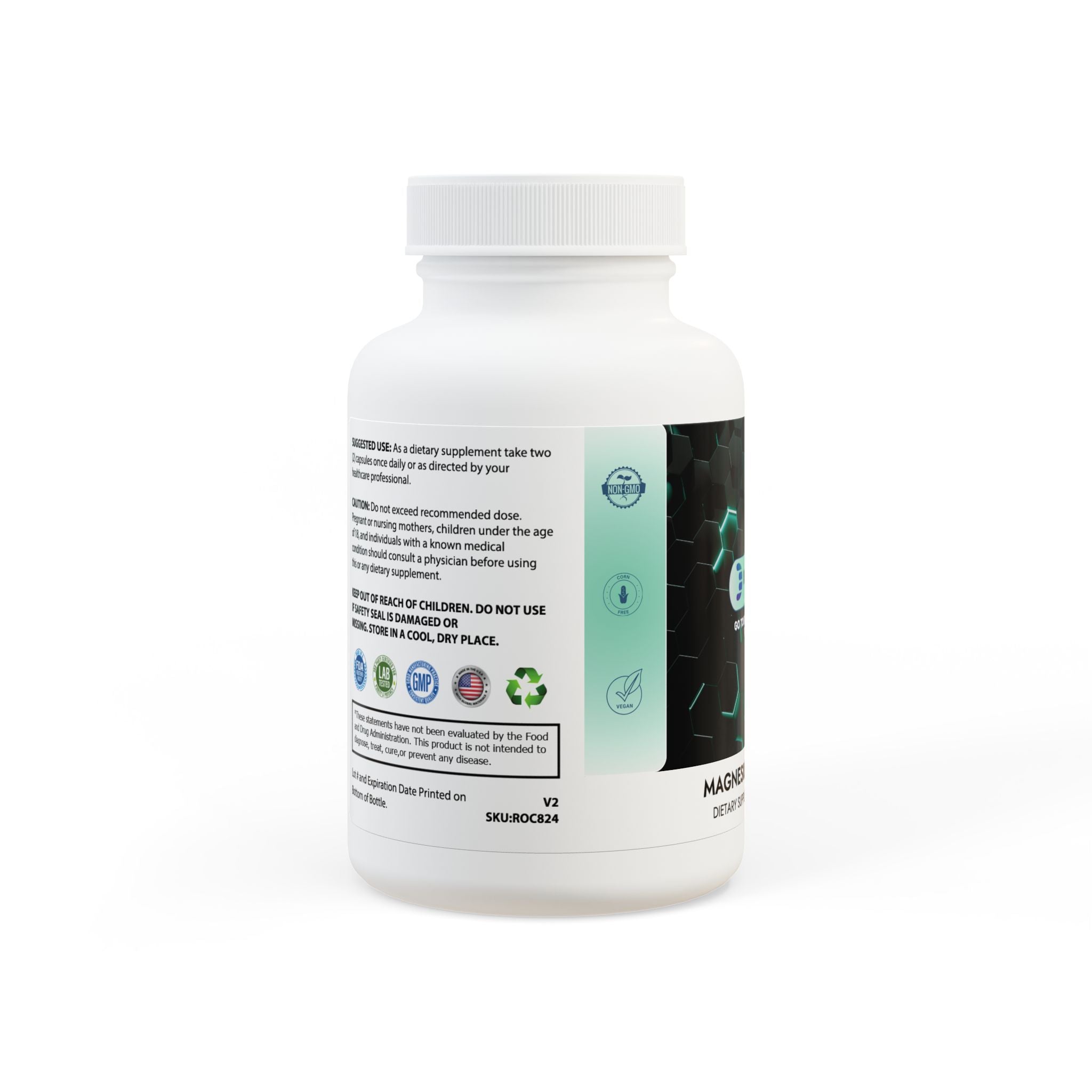 Dorpamine Vitality Magnesium Glycinate Supplement (60 Capsules)