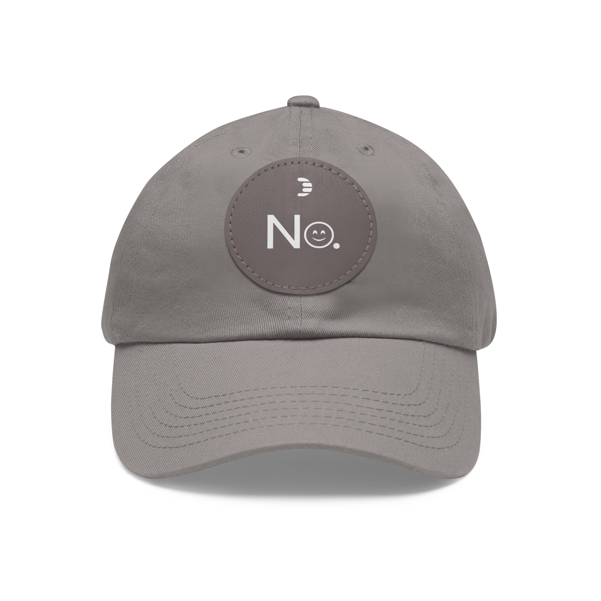 Dorpamine "No." Reclaiming Your Time Series Hat with Leather Patch (Round)