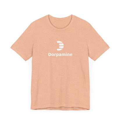 Dorpamine Classic Full Logo White Unisex Jersey Short Sleeve Tee