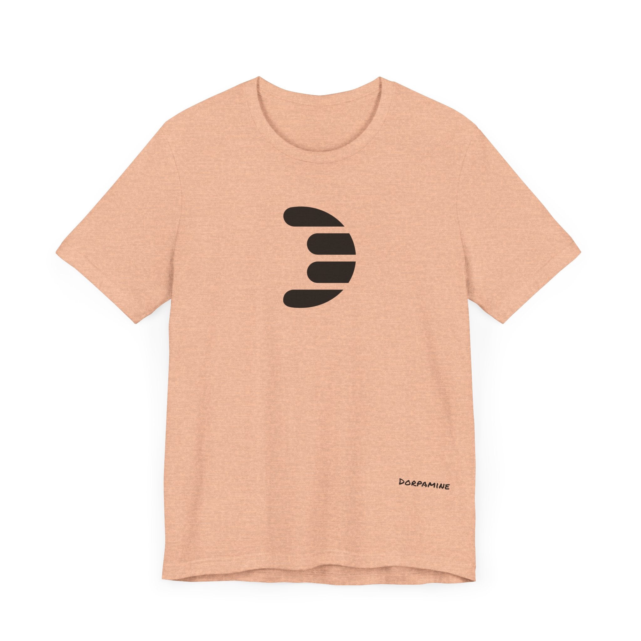 Dorpamine Classic Logo Black Unisex Jersey Short Sleeve Tee