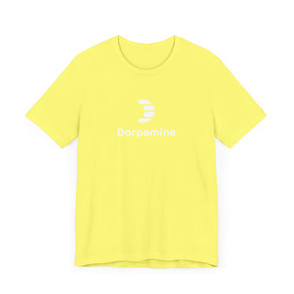 Dorpamine Classic Full Logo White Unisex Jersey Short Sleeve Tee