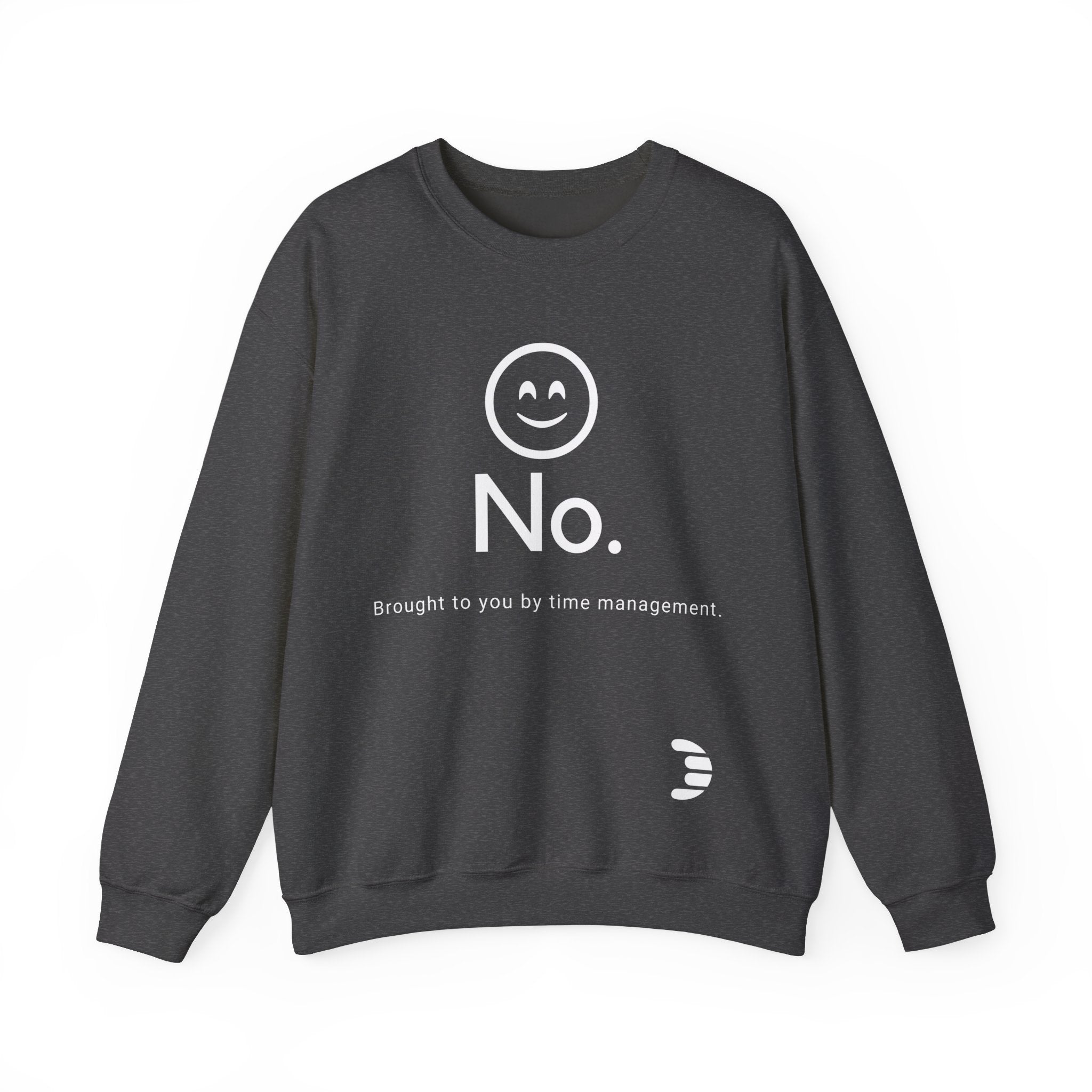 Dorpamine "No." Reclaiming Your Time Series White Text Unisex Heavy Blend™ Crewneck Sweatshirt