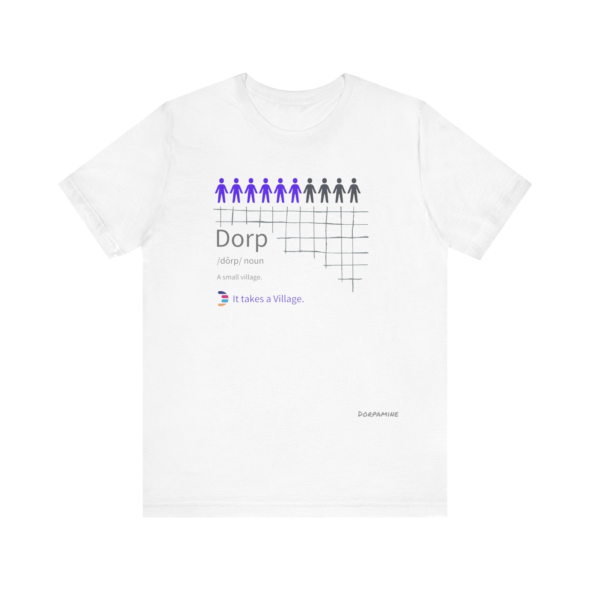 Dorpamine Dorp Definitions Unisex Jersey Short Sleeve Tee
