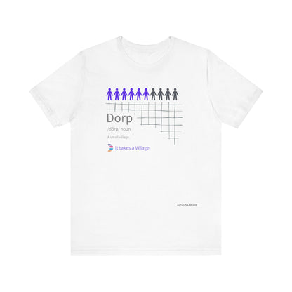 Dorpamine Dorp Definitions Unisex Jersey Short Sleeve Tee
