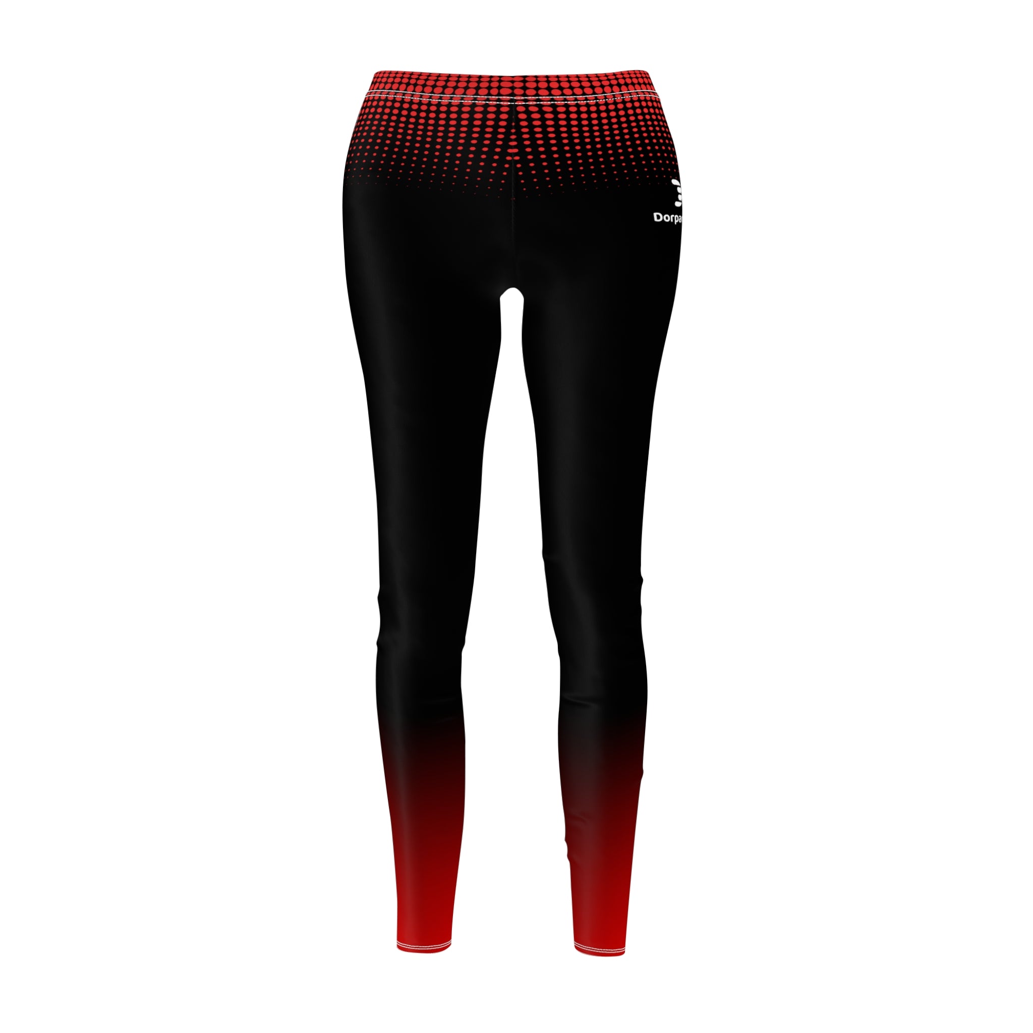 Dorpamine Fusion Red Women's Cut & Sew Leggings