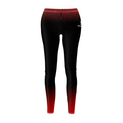 Dorpamine Fusion Red Women's Cut & Sew Leggings