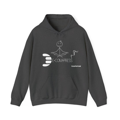 Dorpamine "D Words" Collection Decompress White Unisex Heavy Blend™ Hooded Sweatshirt
