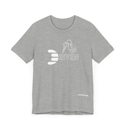 Dorpamine Driven White (D-Words Collection) Unisex Jersey Short Sleeve Tee