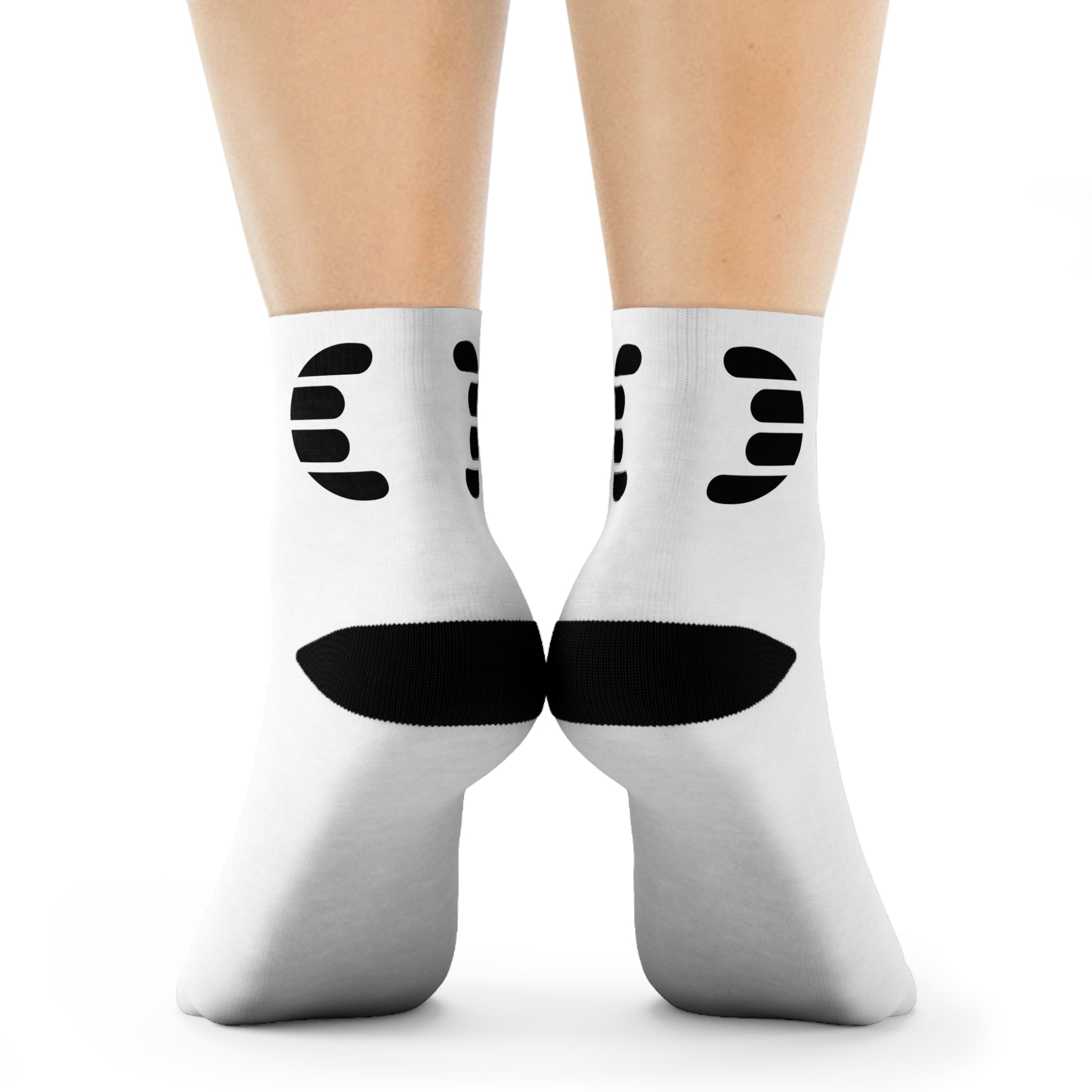 Dorpamine Hermes White Crew Socks