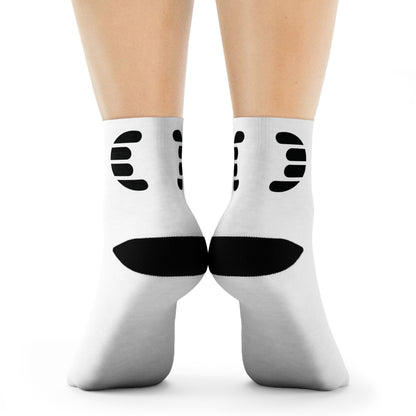 Dorpamine Hermes White Crew Socks