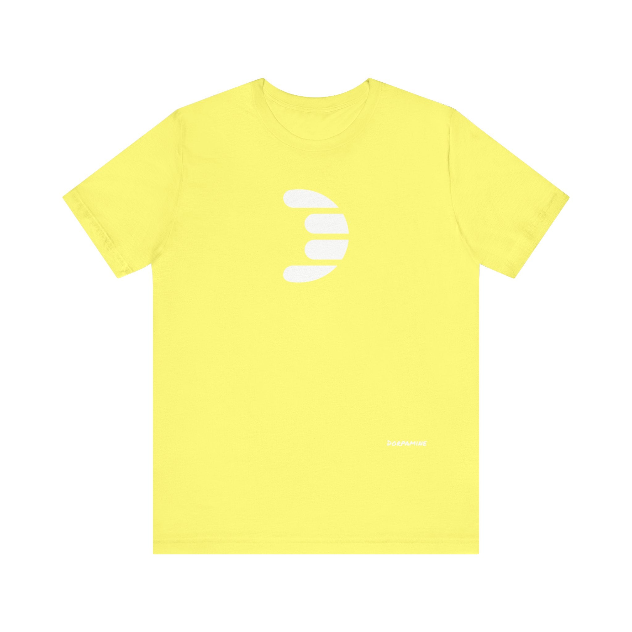 Dorpamine Classic Logo White Unisex Jersey Short Sleeve Tee