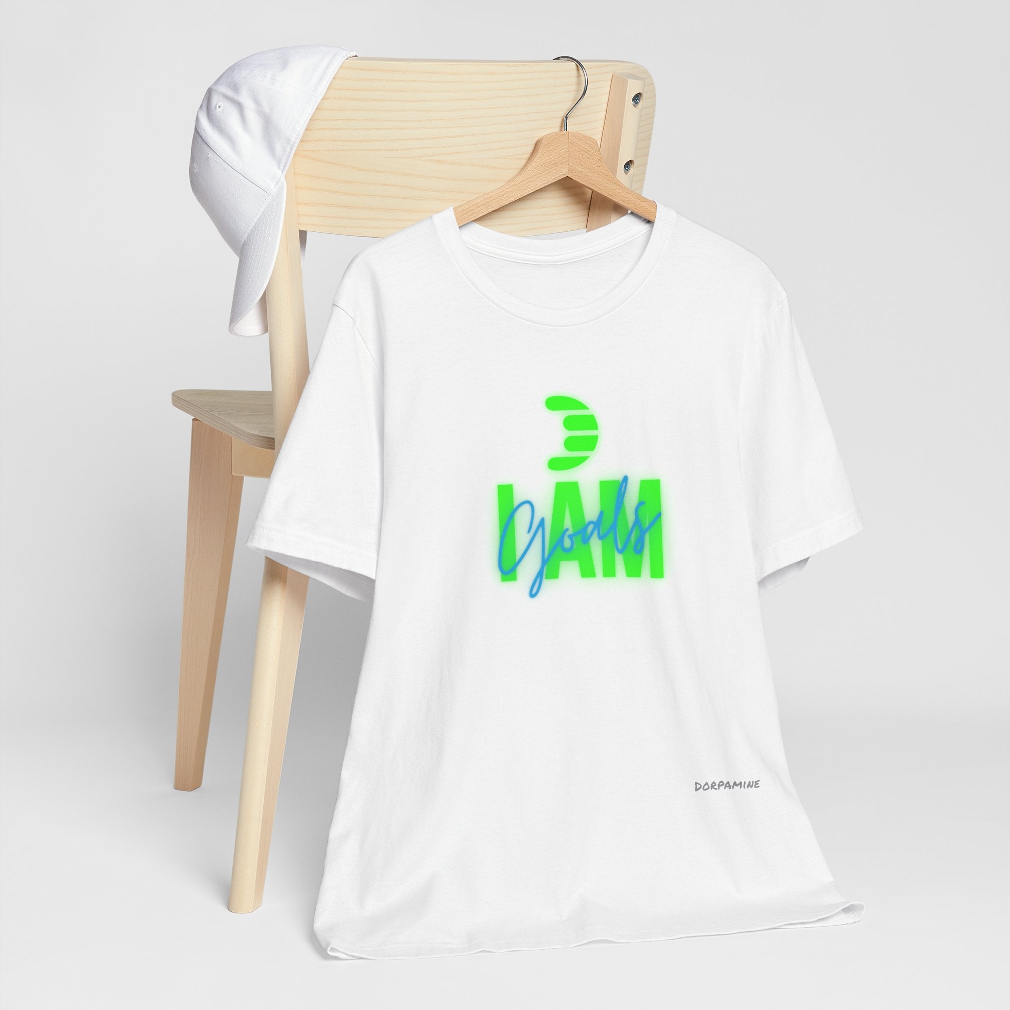 Dorpamine "I AM GOALS" Unisex Jersey Short Sleeve Tee