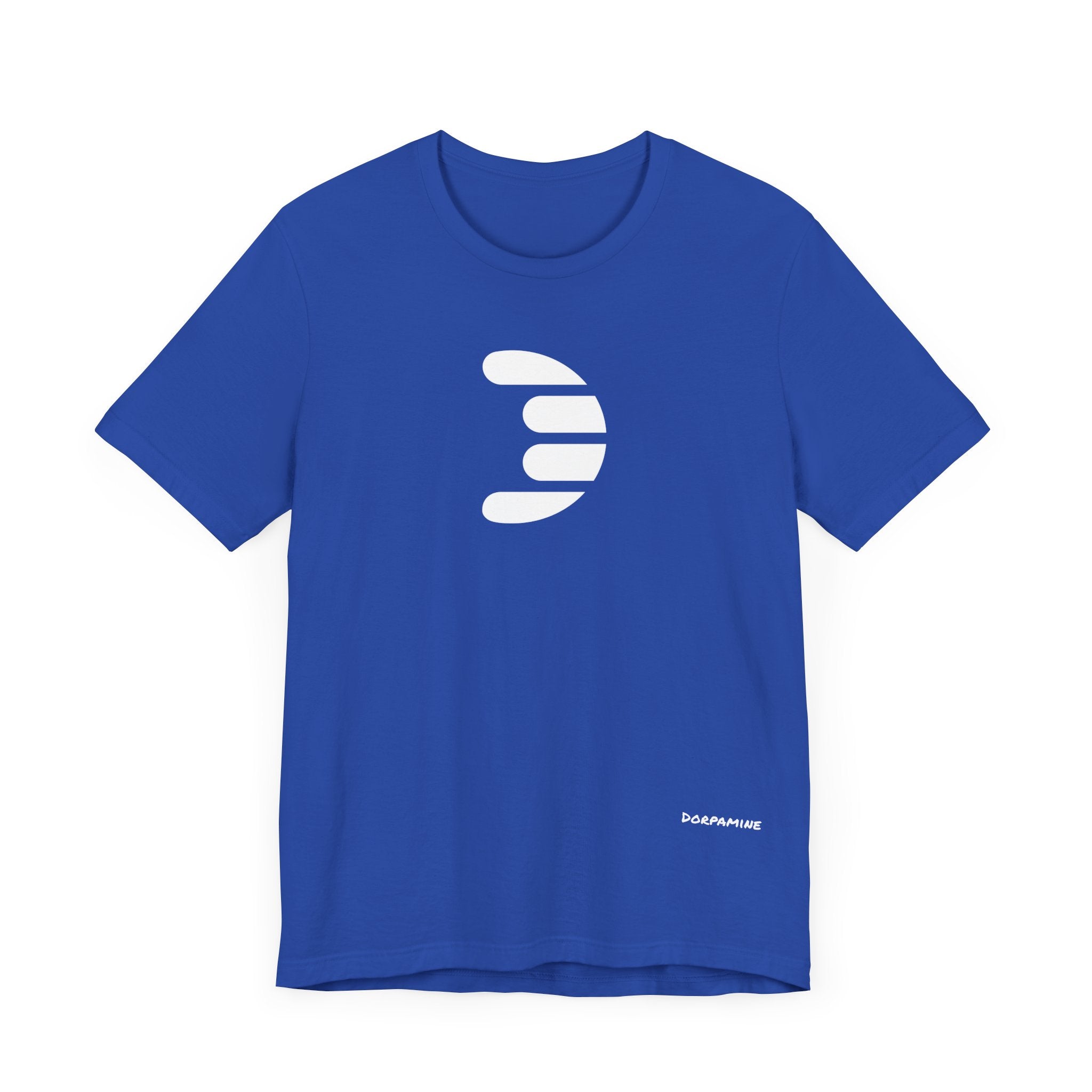 Dorpamine Classic Logo White Unisex Jersey Short Sleeve Tee