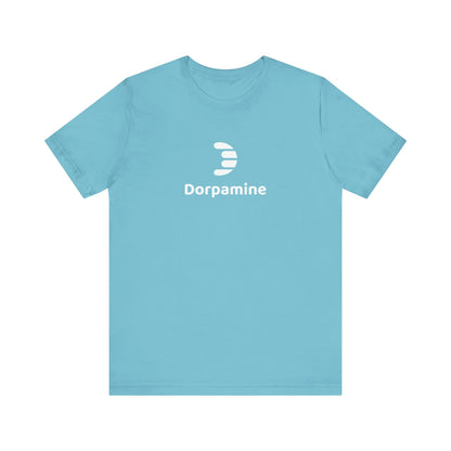 Dorpamine Classic Full Logo White Unisex Jersey Short Sleeve Tee