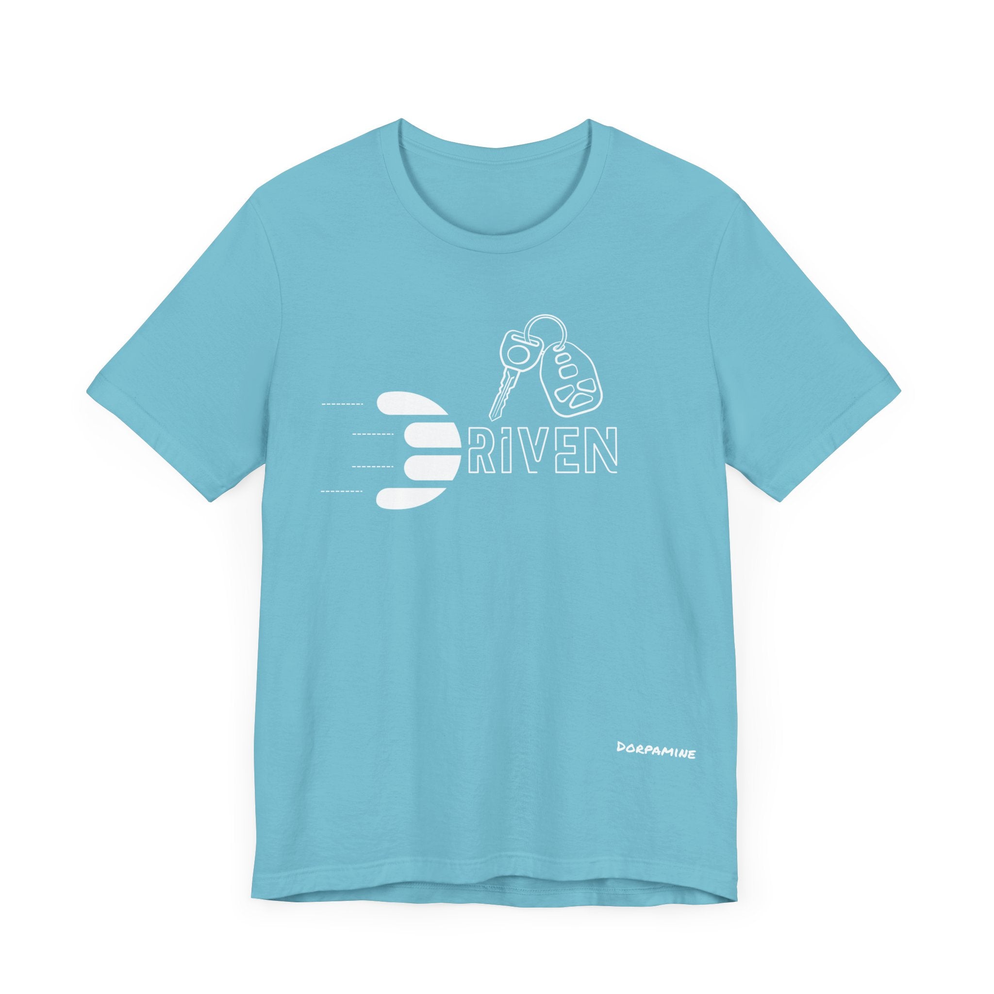 Dorpamine Driven White (D-Words Collection) Unisex Jersey Short Sleeve Tee