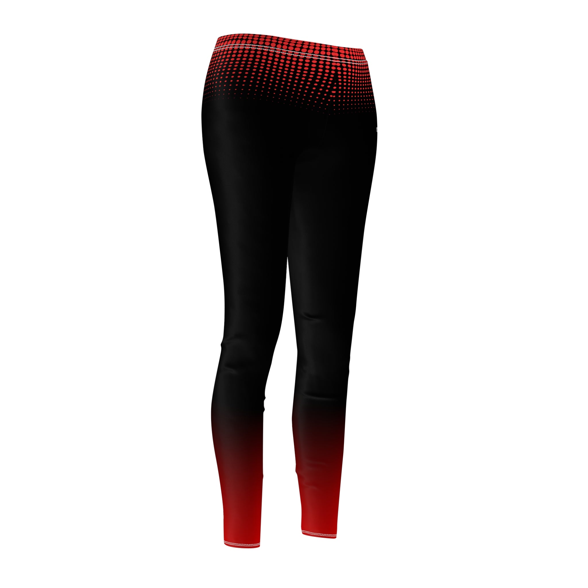 Dorpamine Fusion Red Women's Cut & Sew Leggings