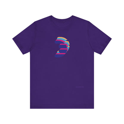 Dorpamine Double Vision (In Collaboration with Quincy Woodard) Unisex Jersey Short Sleeve Tee