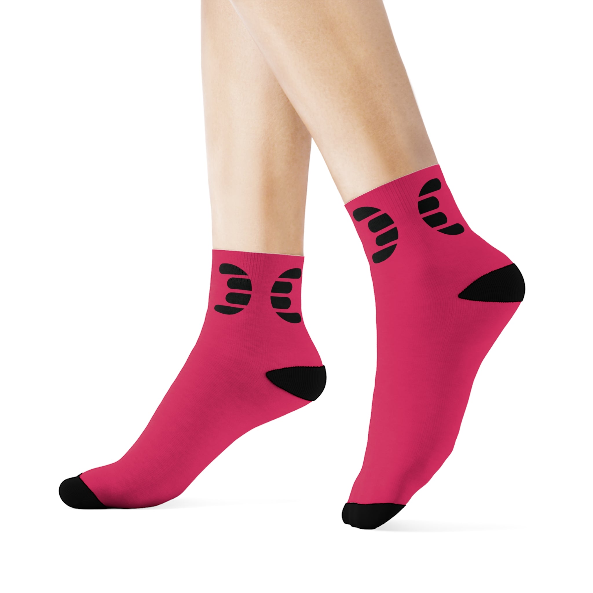 Dorpamine Hermes Pink Crew Socks