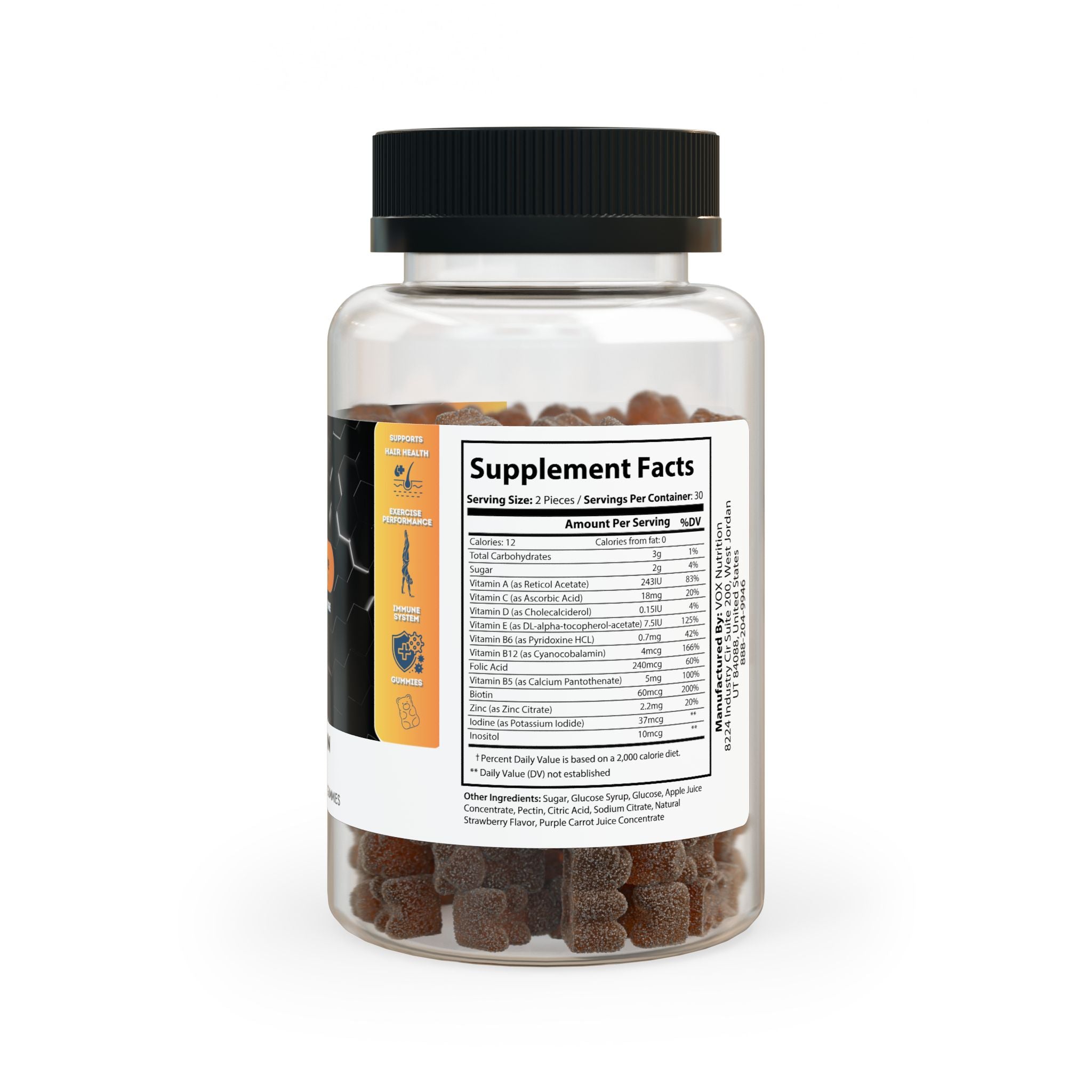 Dorpamine Vitality Multivitamin Gummies for Adults (60 Gummies)