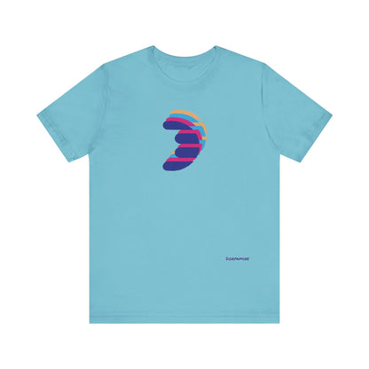 Dorpamine Double Vision (In Collaboration with Quincy Woodard) Unisex Jersey Short Sleeve Tee