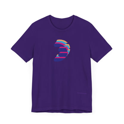 Dorpamine Double Vision (In Collaboration with Quincy Woodard) Unisex Jersey Short Sleeve Tee