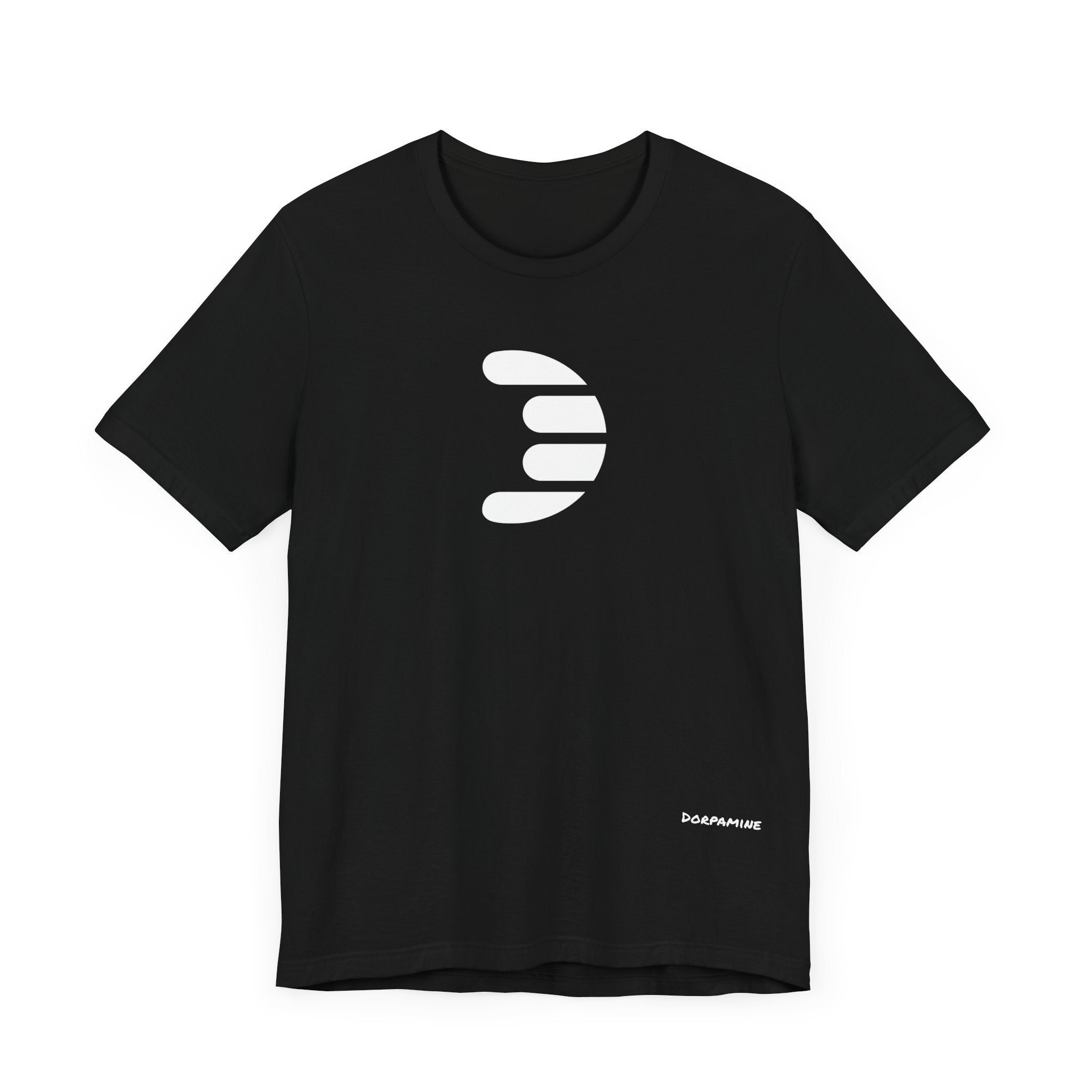 Dorpamine Classic Logo White Unisex Jersey Short Sleeve Tee