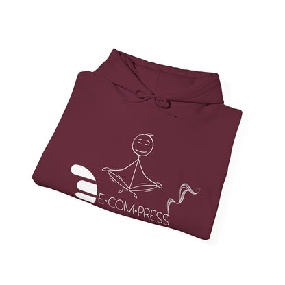 Dorpamine "D Words" Collection Decompress White Unisex Heavy Blend™ Hooded Sweatshirt