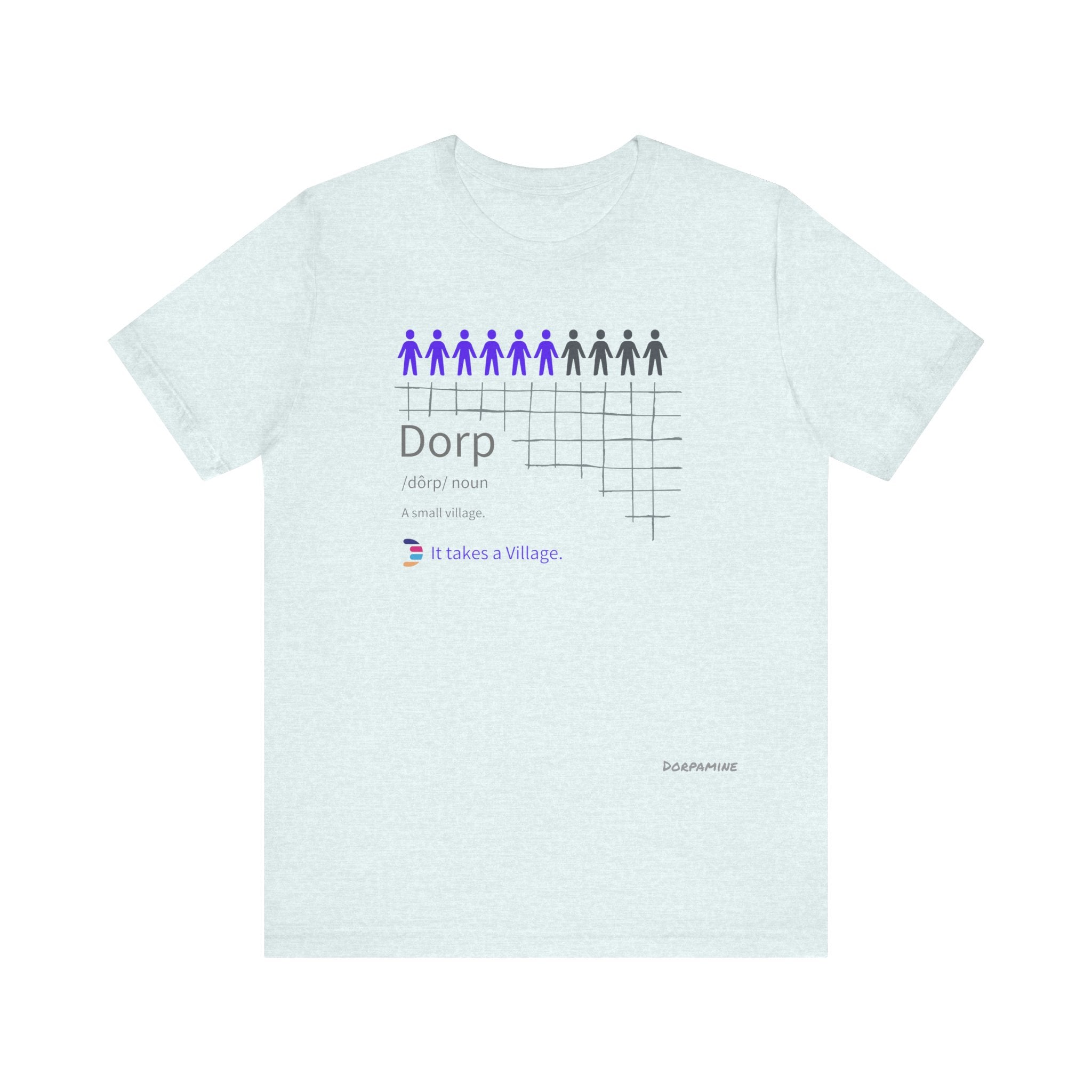 Dorpamine Dorp Definitions Unisex Jersey Short Sleeve Tee