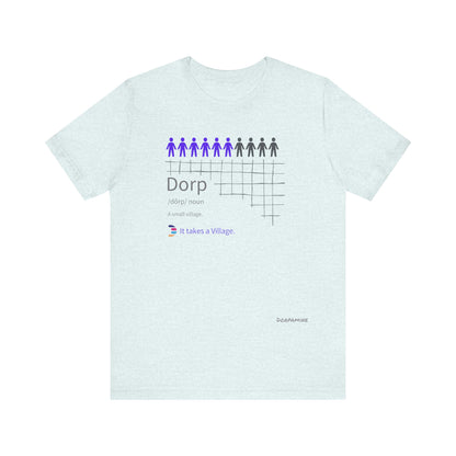 Dorpamine Dorp Definitions Unisex Jersey Short Sleeve Tee