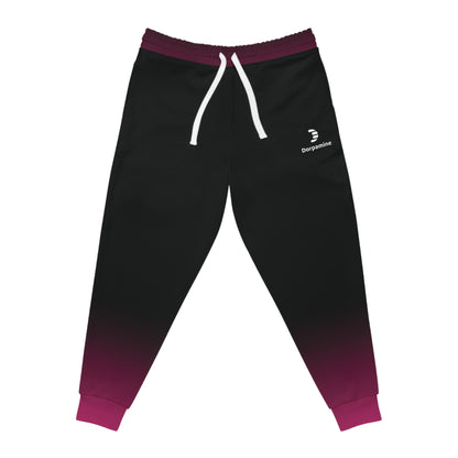 Dorpamine Fusion Black and Pink Unisex Athletic Joggers