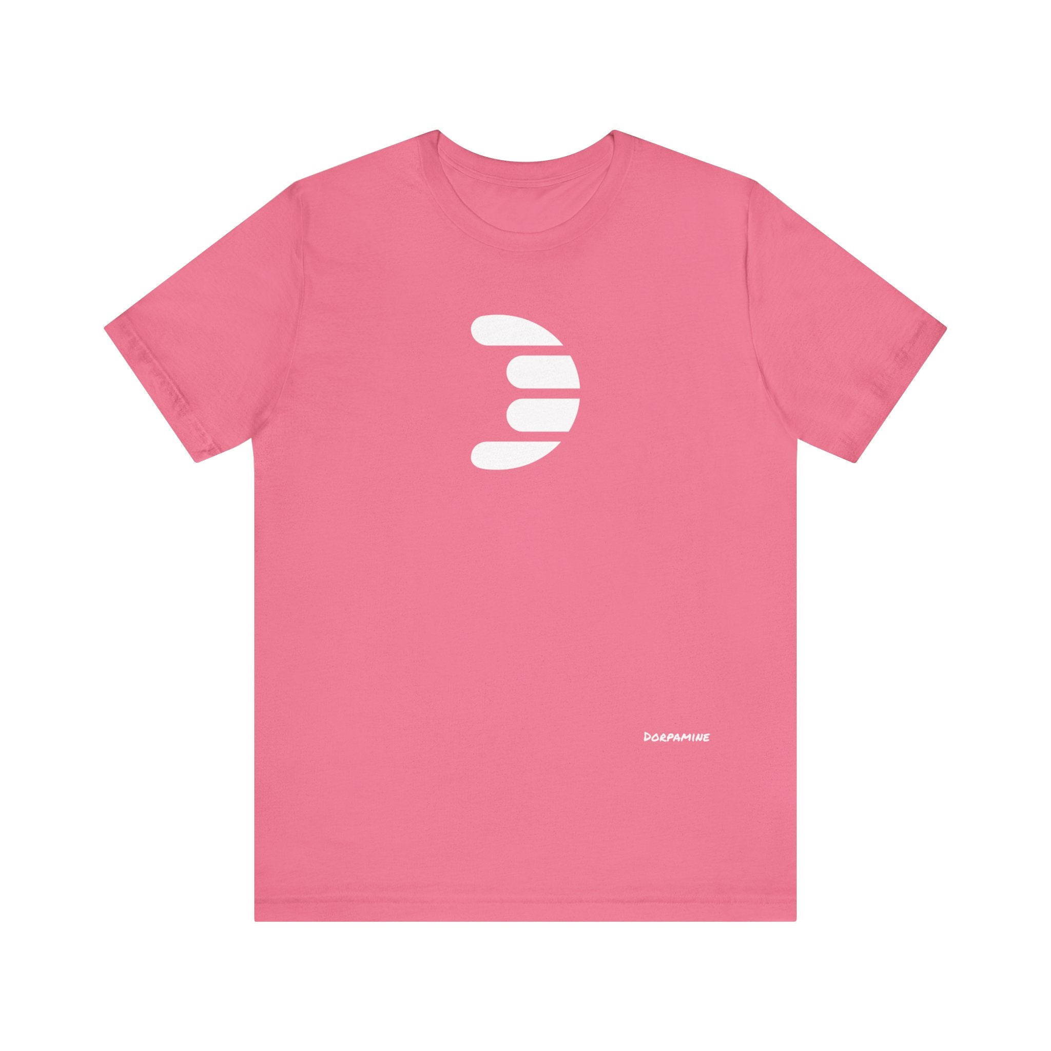 Dorpamine Classic Logo White Unisex Jersey Short Sleeve Tee