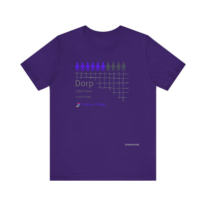 Dorpamine Dorp Definitions Unisex Jersey Short Sleeve Tee